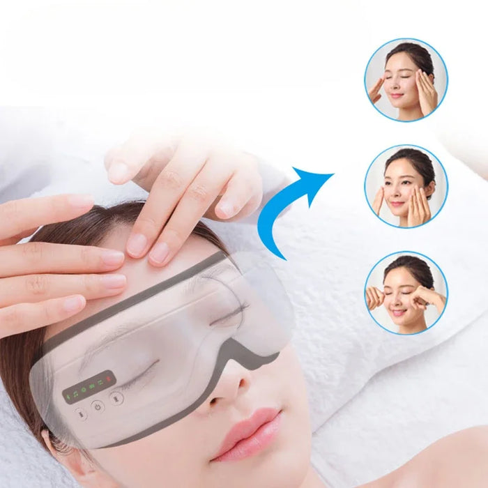 Blue Eye Massager with Heat, Vibration & Air Compression