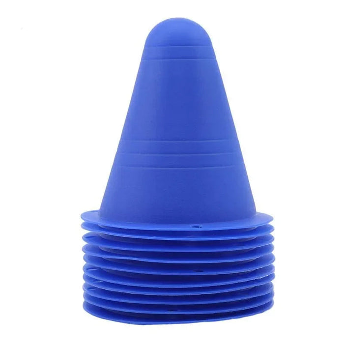 8cm Plastic Marker Cones (10 Pack)