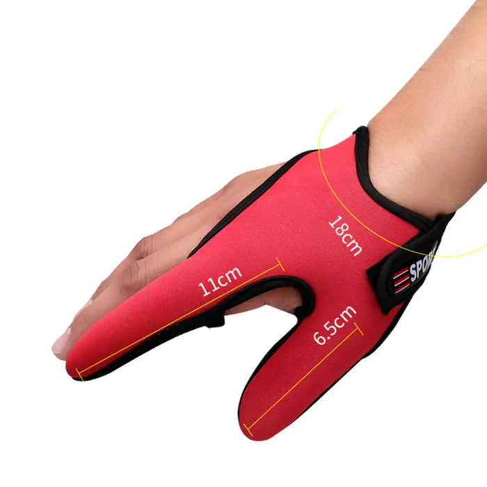 Fishing Gear Finger Protector 2-Finger Gloves