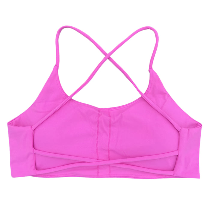 Seamless Criss Cross Sports Bra – Yoga & Gym Top