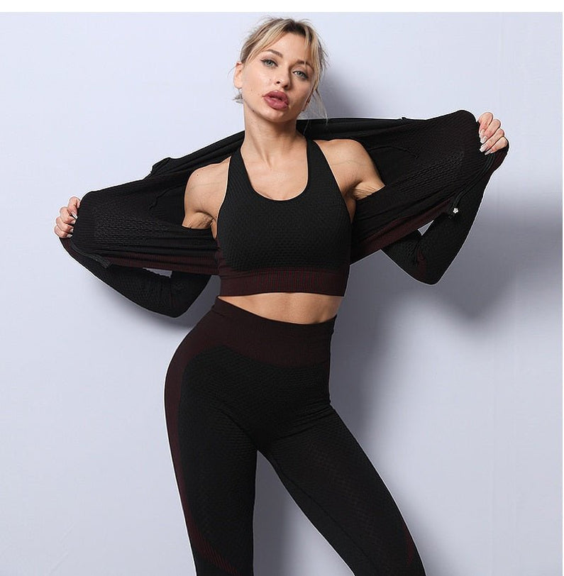 Agility 3 Piece Gym Set | Women's Gym Sets — Flamin' Fitness