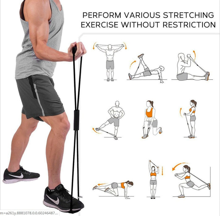 Band Training Pull Rope Pull Rope Resistance Band | Home Workout Equipment — Flamin' Fitness